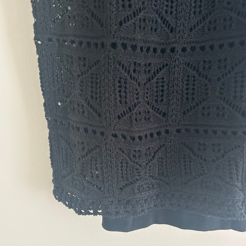 NWT Pomander Place Crochet Knit Cover Up Sz XS - Picture 4 of 10
